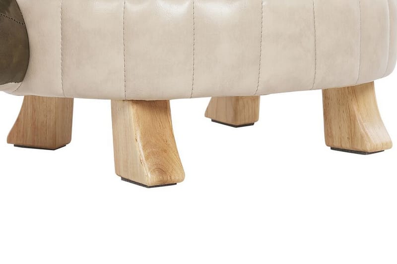 Tartaruga Sittepuff - Kunstlær/Grønn/Beige - Møbler - Stoler & lenestoler - Krakk - Puff