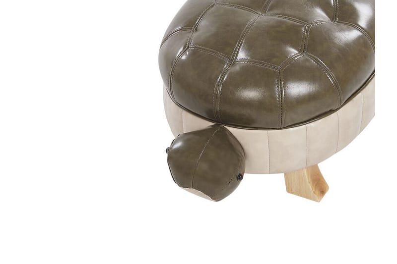 Tartaruga Sittepuff - Kunstlær/Grønn/Beige - Møbler - Stoler & lenestoler - Krakk - Puff