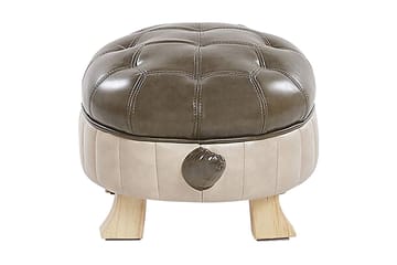 Tartaruga Sittepuff - Kunstlær/Grønn/Beige - Møbler - Stoler & lenestoler - Krakk - Puff