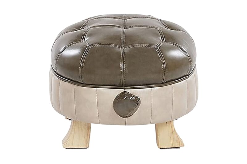 Tartaruga Sittepuff - Kunstlær/Grønn/Beige - Møbler - Stoler & lenestoler - Krakk - Puff