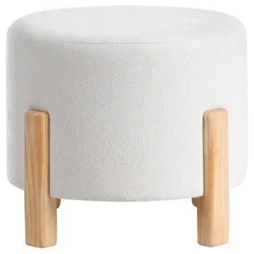 Puff Terry - Off-White - Møbler - Stoler & lenestoler - Krakk - Puff