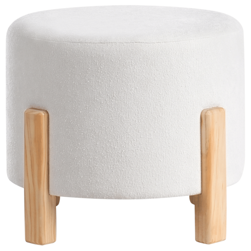 Puff Terry - Off-White - Møbler - Stoler & lenestoler - Krakk - Puff