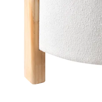 Puff Terry - Off-White - Møbler - Stoler & lenestoler - Krakk - Puff