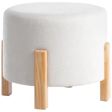 Puff Terry - Off-White - Møbler - Stoler & lenestoler - Krakk - Puff