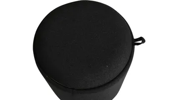 Velmira puff 2 deler 39 cm rund - Svart - Møbler - Stoler & lenestoler - Krakk - Puff - Sittepuff med oppbevaring