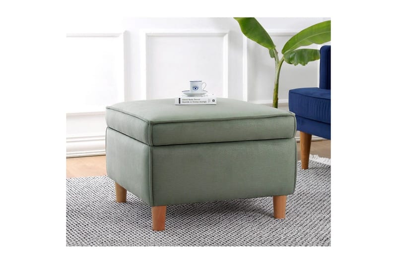 Puff Veyacen Grønn - Grønn - Møbler - Stoler & lenestoler - Krakk - Fotskammel