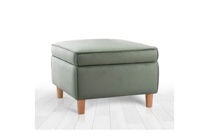 Puff Veyacen Grønn - Grønn - Møbler - Stoler & lenestoler - Krakk - Fotskammel