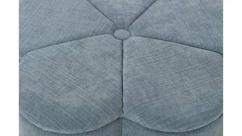 Viresta sittepuff med oppbevaring 60 cm - Blå - Møbler - Stoler & lenestoler - Krakk - Puff - Sittepuff med oppbevaring