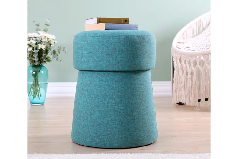 Waterford Sittepuff 40 cm - Blå - Møbler - Stoler & lenestoler - Krakk - Puff