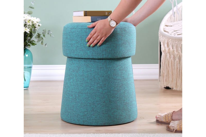 Waterford Sittepuff 40 cm - Blå - Møbler - Stoler & lenestoler - Krakk - Puff