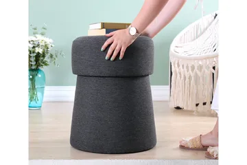Waterford Sittepuff 40 cm - Grå - Møbler - Stoler & lenestoler - Krakk - Puff