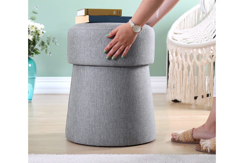 Waterford Sittepuff 40 cm - Lys grå - Møbler - Stoler & lenestoler - Krakk - Puff