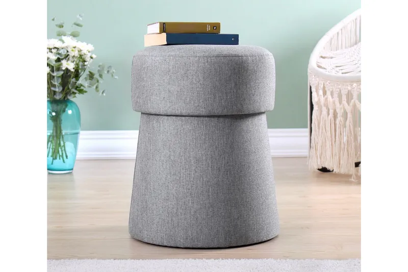 Waterford Sittepuff 40 cm - Lys grå - Møbler - Stoler & lenestoler - Krakk - Puff