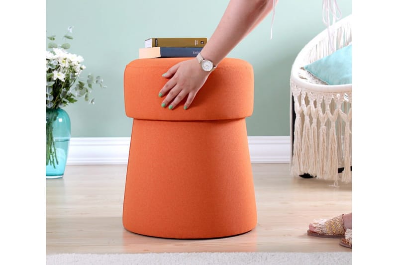 Waterford Sittepuff 40 cm - Oransje - Møbler - Stoler & lenestoler - Krakk - Puff