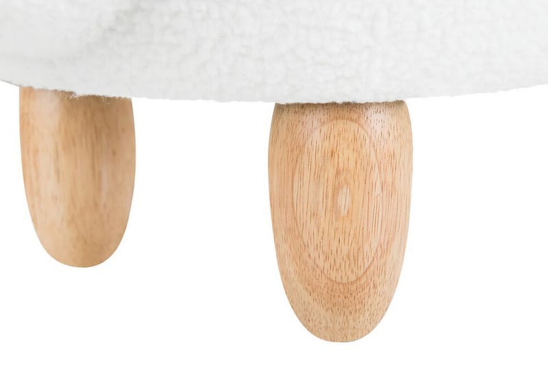 Weatherton Sittepuff - Hvit - Møbler - Stoler & lenestoler - Krakk - Puff
