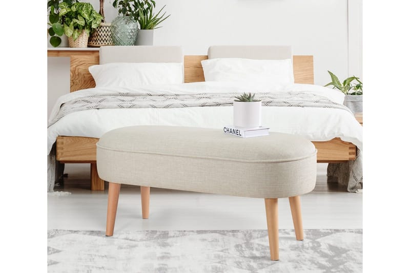 Werribee Sittepuff 100 cm - Beige - Møbler - Stoler & lenestoler - Krakk - Puff