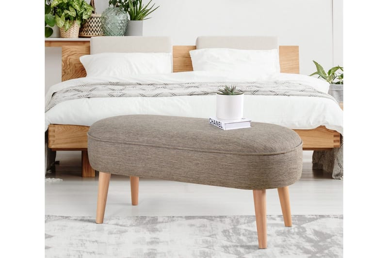 Werribee Sittepuff 100 cm - Brun - Møbler - Stoler & lenestoler - Krakk - Puff