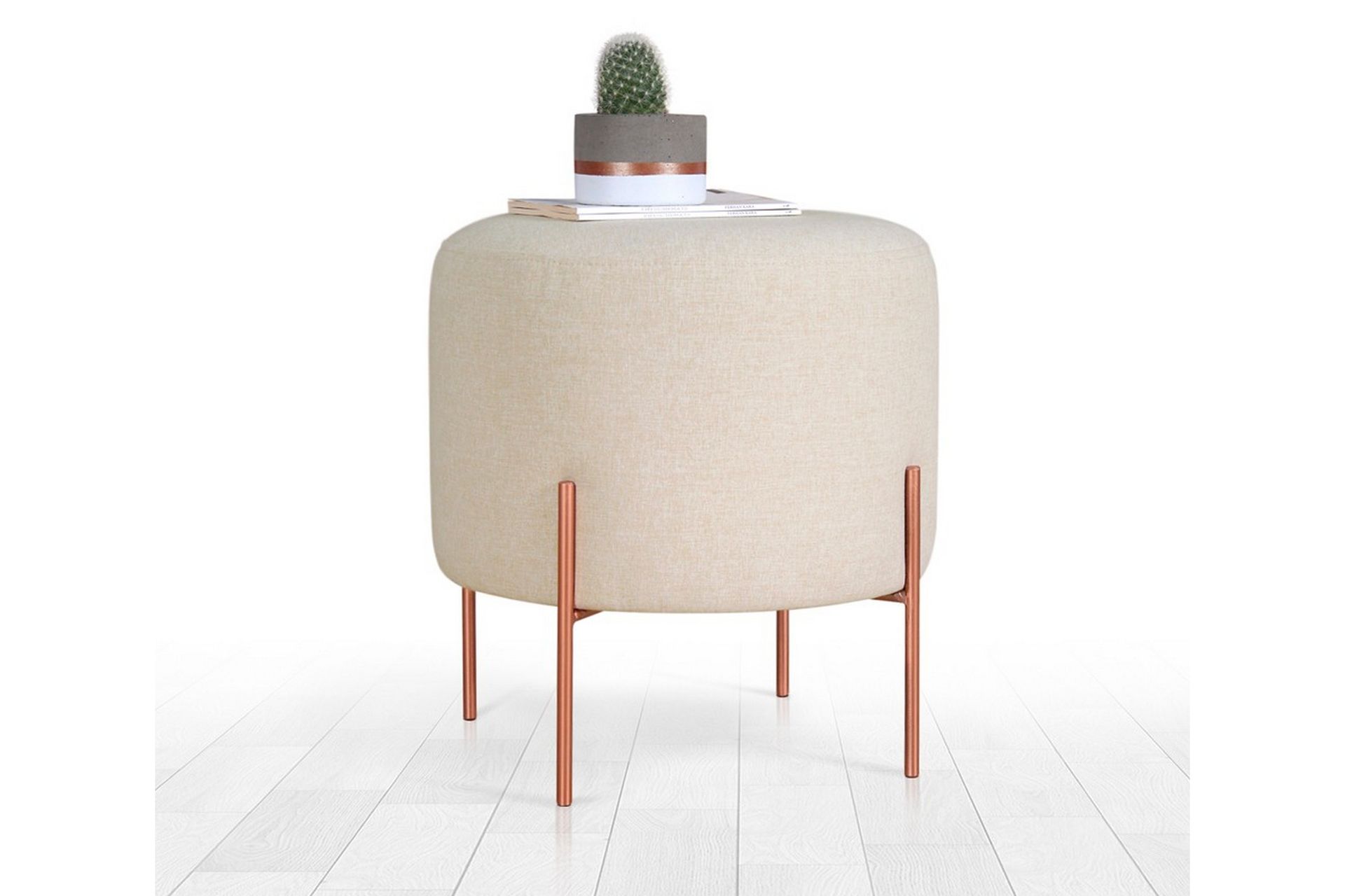 Yellowknife Sittepuff 40 cm - Beige - Møbler - Stoler & lenestoler - Krakk - Puff