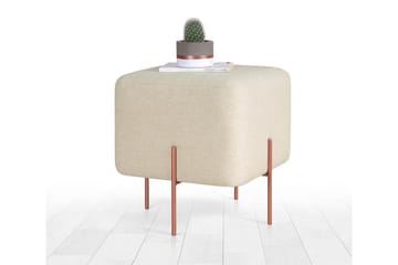 Yellowknife Sittepuff 40 cm - Beige - Møbler - Stoler & lenestoler - Krakk - Puff