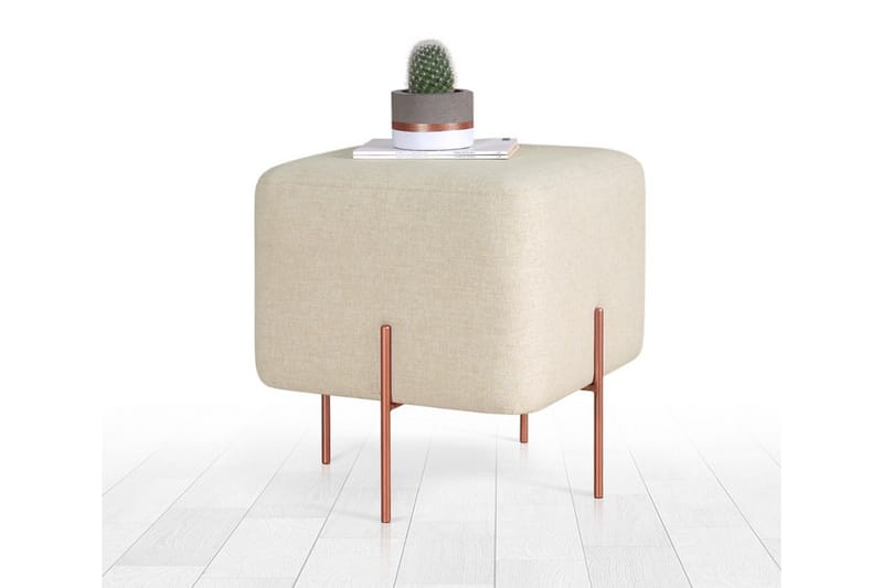 Yellowknife Sittepuff 40 cm - Beige - Møbler - Stoler & lenestoler - Krakk - Puff