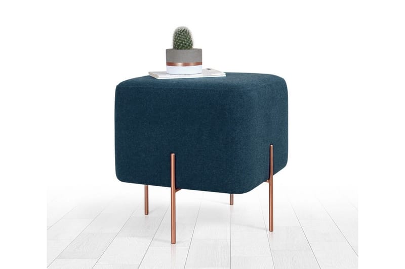 Yellowknife Sittepuff 40 cm - Blå - Møbler - Stoler & lenestoler - Krakk - Puff