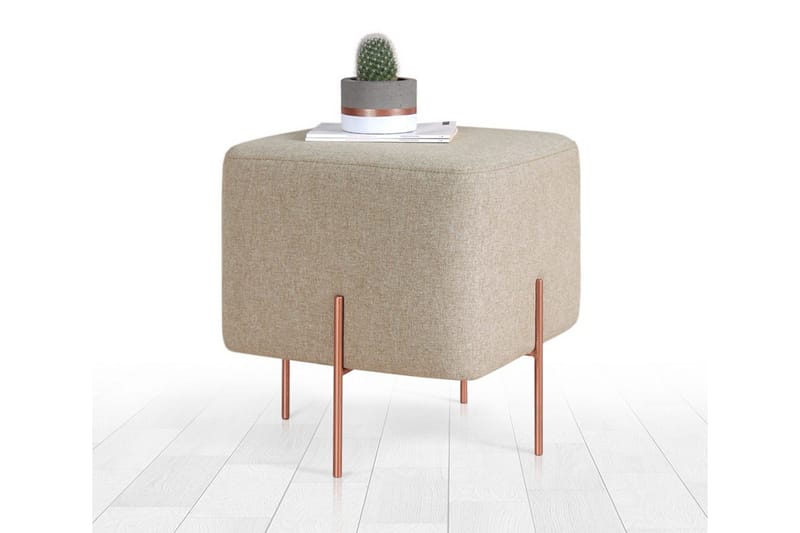 Yellowknife Sittepuff 40 cm - Brun - Møbler - Stoler & lenestoler - Krakk - Puff