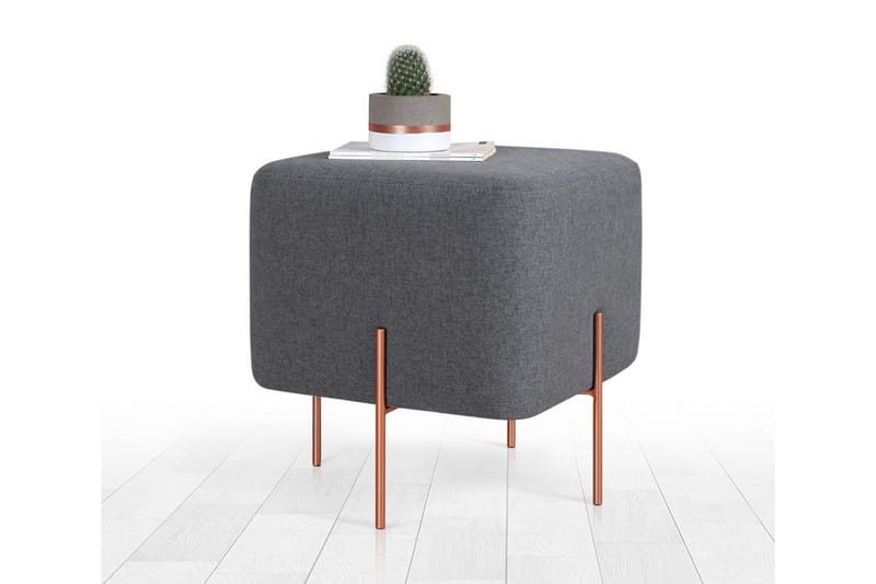 Yellowknife Sittepuff 40 cm - Mørkegrå - Møbler - Stoler & lenestoler - Krakk - Puff