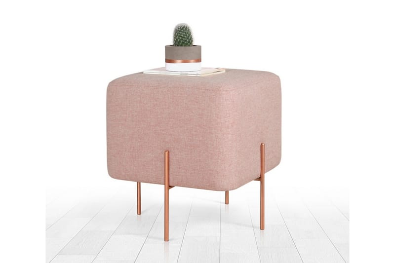 Yellowknife Sittepuff 40 cm - Rosa - Møbler - Stoler & lenestoler - Krakk - Puff