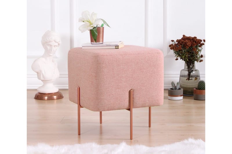 Yellowknife Sittepuff 40 cm - Rosa - Møbler - Stoler & lenestoler - Krakk - Puff