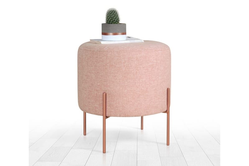 Yellowknife Sittepuff 40 cm - Rosa - Møbler - Stoler & lenestoler - Krakk - Puff