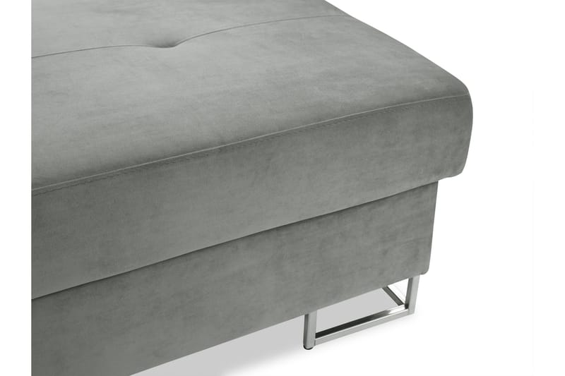 Reginia Fotskammel 104 cm - Hvit / Grå - Møbler - Stoler & lenestoler - Krakk - Fotskammel