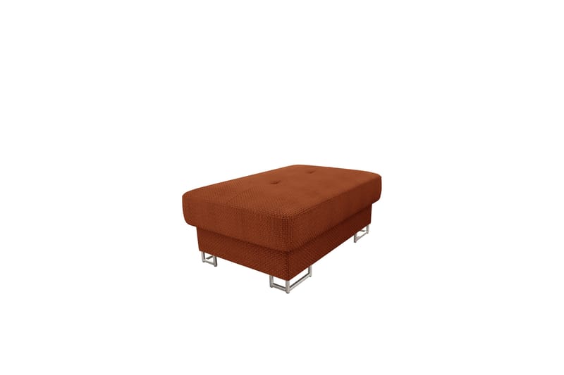Reginia Fotskammel 104 cm - Oransje - Møbler - Stoler & lenestoler - Krakk - Fotskammel
