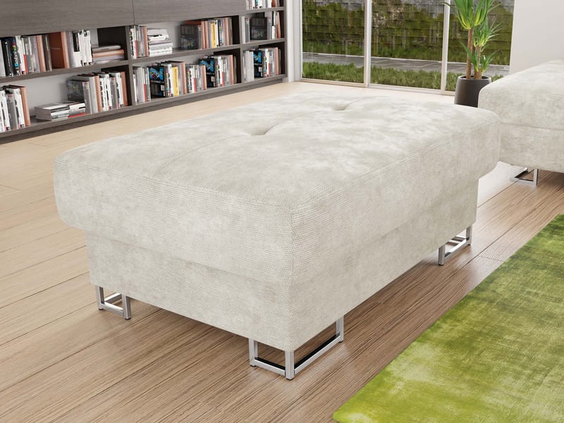 Reginia Fotskammel - beige - Møbler - Stoler & lenestoler - Krakk - Puff