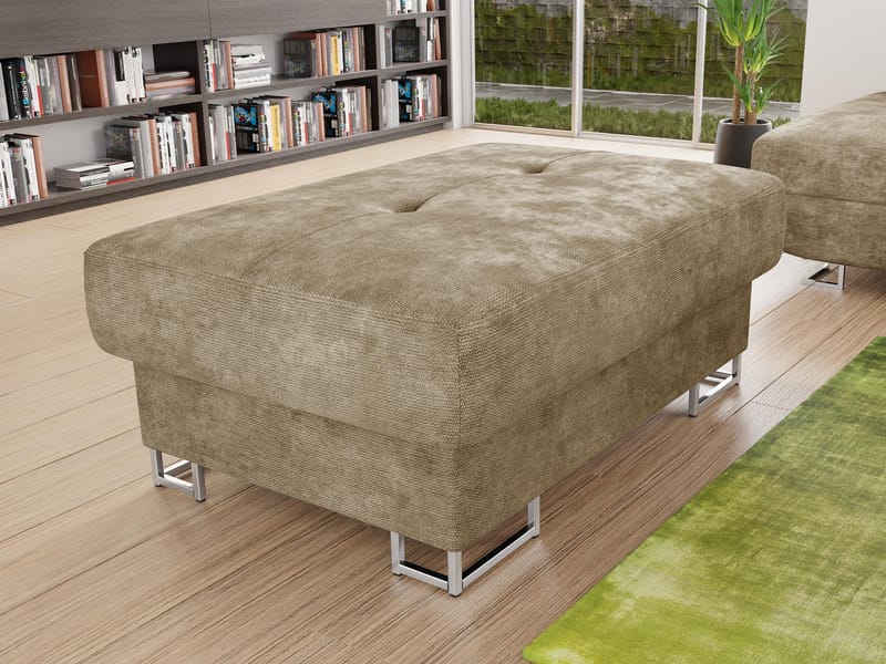 Reginia Fotskammel - beige - Møbler - Stoler & lenestoler - Krakk - Puff