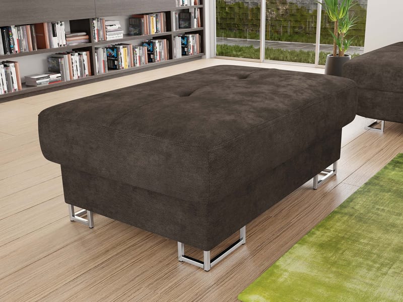 Reginia Fotskammel - brun - Møbler - Stoler & lenestoler - Krakk - Puff