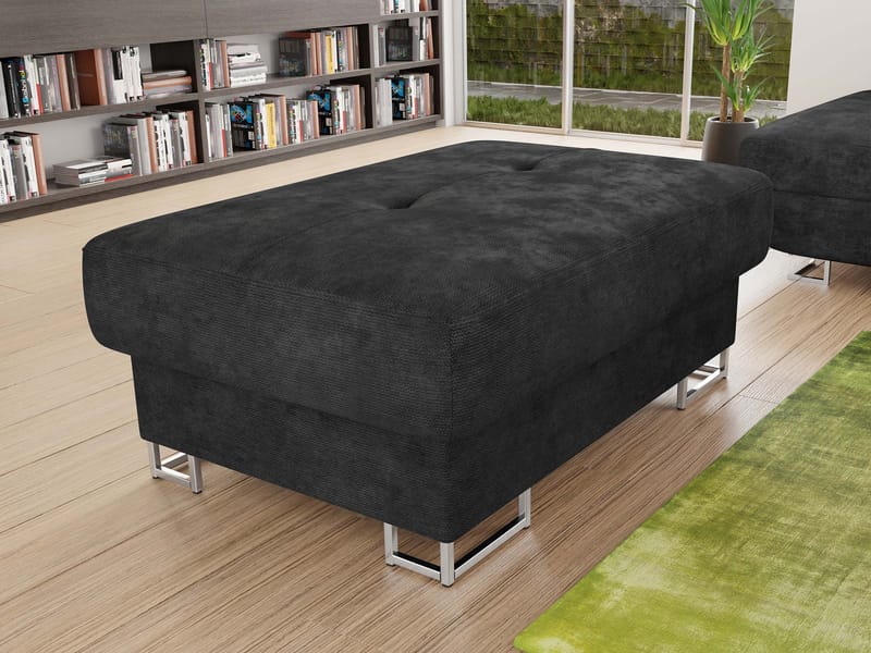 Reginia Fotskammel - svart - Møbler - Stoler & lenestoler - Krakk - Puff