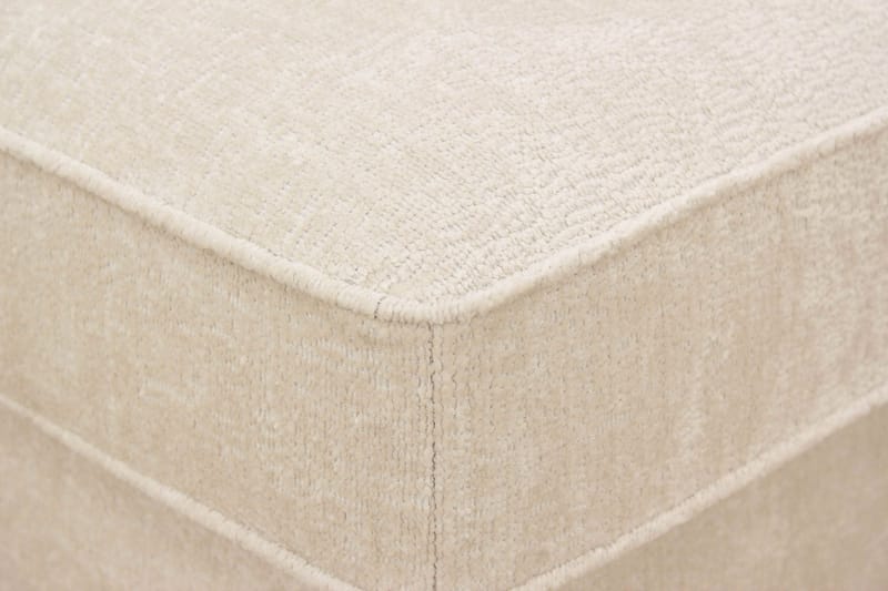 Rossita Fotskammel i chenille - Beige - Møbler - Stoler & lenestoler - Krakk - Fotskammel