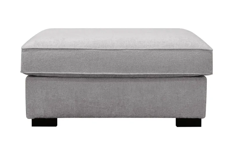 Rossita Fotskammel i chenille - Grå - Møbler - Stoler & lenestoler - Krakk - Fotskammel