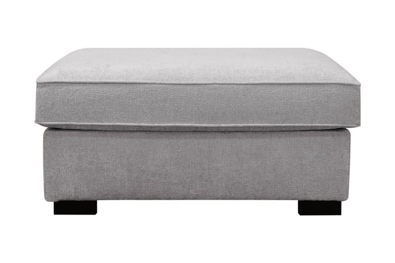 Rossita Fotskammel i chenille - Grå - Møbler - Stoler & lenestoler - Krakk - Fotskammel
