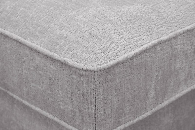 Rossita Fotskammel i chenille - Grå - Møbler - Stoler & lenestoler - Krakk - Fotskammel