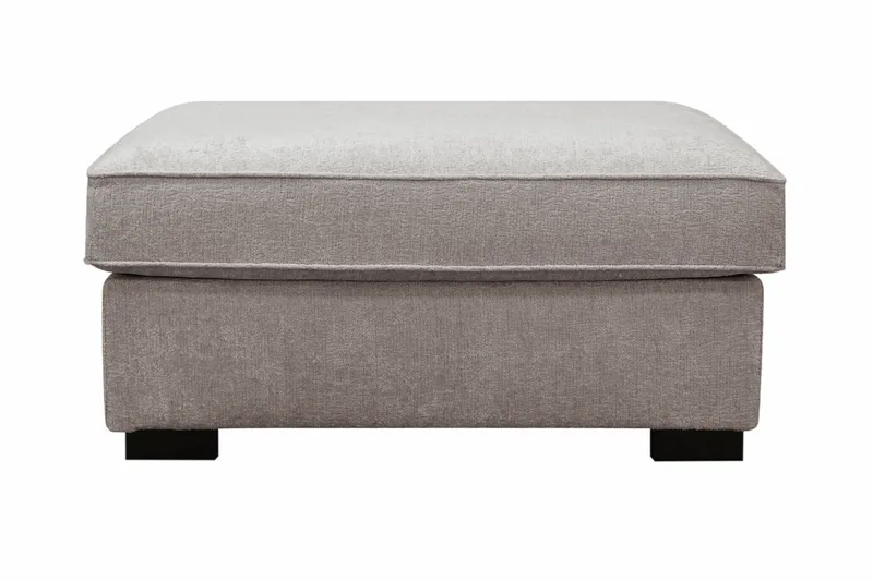 Rossita Fotskammel i chenille - Grå/Brun - Møbler - Stoler & lenestoler - Krakk - Fotskammel