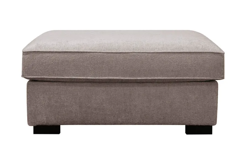 Rossita Fotskammel i chenille - Grå/Brun - Møbler - Stoler & lenestoler - Krakk - Fotskammel
