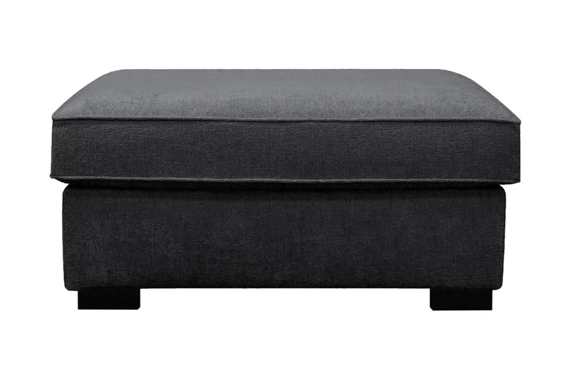Rossita Fotskammel i chenille - Svart - Møbler - Stoler & lenestoler - Krakk - Fotskammel