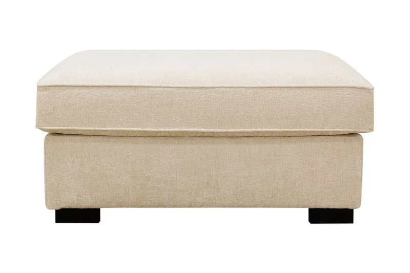 Rossita Fotskammel i chenille - Trenza 06, Beige Chenille - Møbler - Stoler & lenestoler - Krakk - Fotskammel
