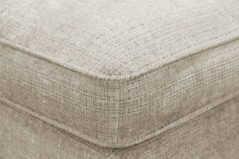 Rossita lyx Fotskammel - Beige Chenille - Møbler - Stoler & lenestoler - Krakk - Fotskammel