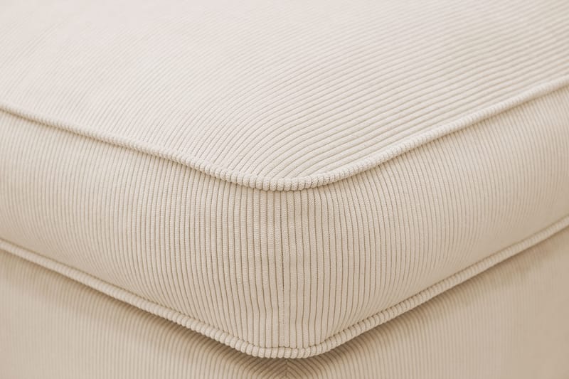 Rossita lyx Fotskammel - Beige Kordfløyel - Møbler - Stoler & lenestoler - Krakk - Fotskammel
