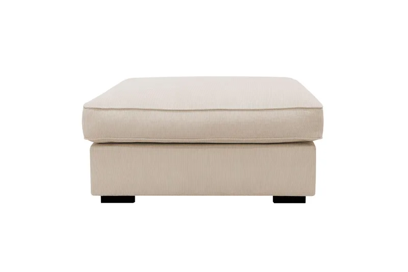 Rossita lyx Fotskammel - Beige Kordfløyel - Møbler - Stoler & lenestoler - Krakk - Fotskammel