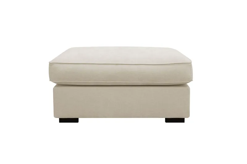 Rossita lyx Fotskammel - Beige Stoff - Møbler - Stoler & lenestoler - Krakk - Fotskammel