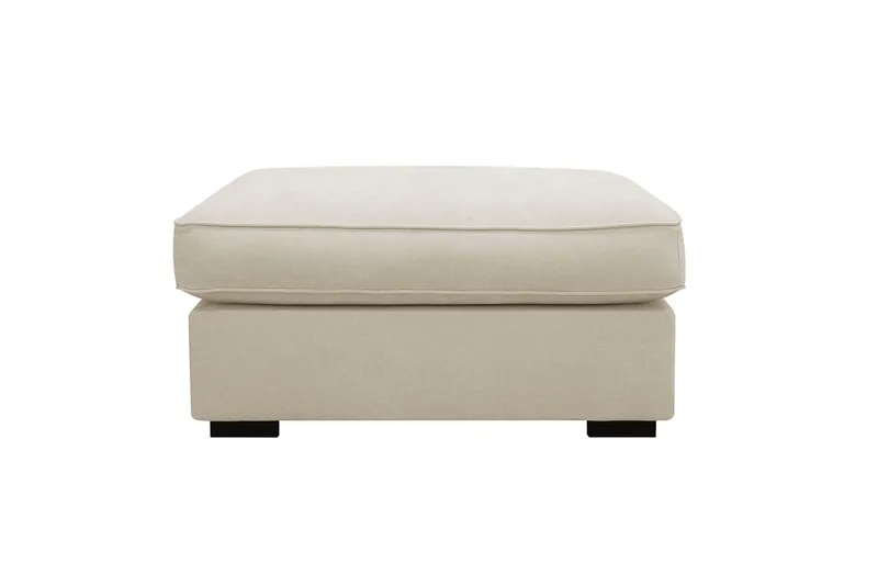 Rossita lyx Fotskammel - Beige Stoff - Møbler - Stoler & lenestoler - Krakk - Fotskammel