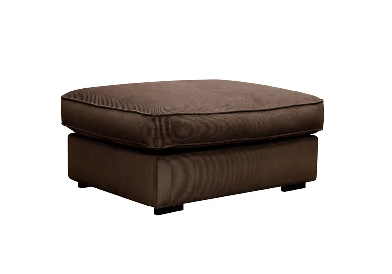 Rossita lyx Fotskammel - Brun Kordfløyel - Møbler - Stoler & lenestoler - Krakk - Fotskammel